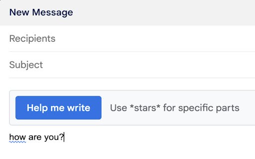 Gmail Writing Assistant  from Chrome web store to be run with OffiDocs Chromium online