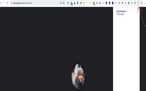 GMeet Realtime Transcripts  from Chrome web store to be run with OffiDocs Chromium online