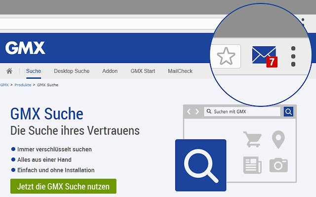 GMX MailCheck  from Chrome web store to be run with OffiDocs Chromium online