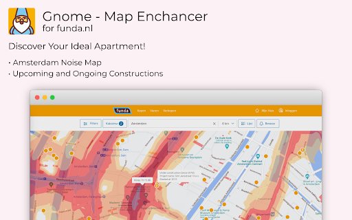 Gnome Funda Map Enhancer  from Chrome web store to be run with OffiDocs Chromium online