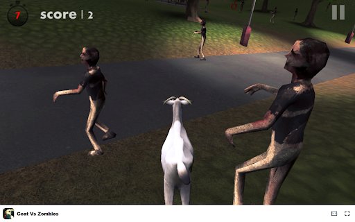 Goat Vs Zombies Animal Simulation  Zombie Game  from Chrome web store to be run with OffiDocs Chromium online