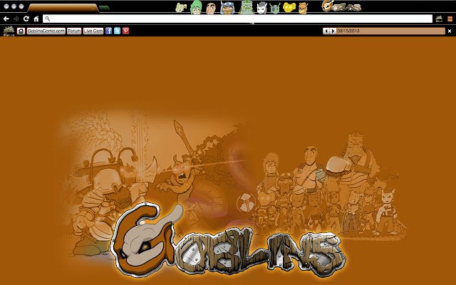 Le thème Goblins de la boutique en ligne Chrome doit être exécuté avec OffiDocs Chromium en ligne