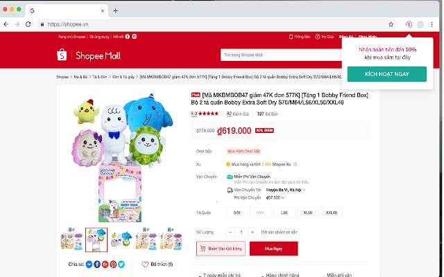 goCASHBACK  from Chrome web store to be run with OffiDocs Chromium online
