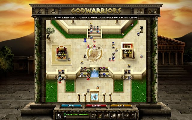 GodWarriors da Chrome Web Store serão executados com o OffiDocs Chromium online