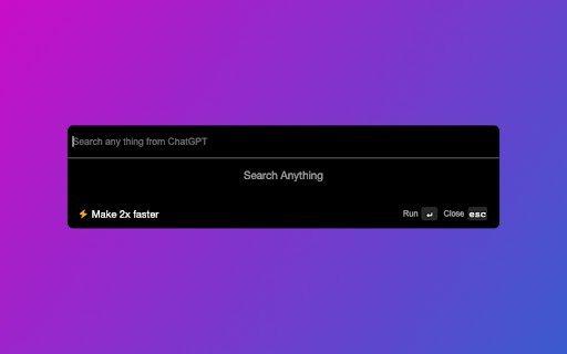 goGPTgo  from Chrome web store to be run with OffiDocs Chromium online