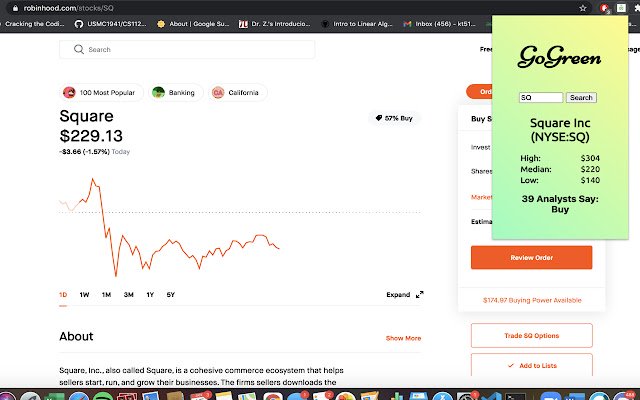 Go Green  from Chrome web store to be run with OffiDocs Chromium online