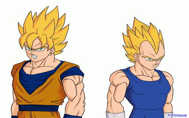 Goku e Vegeta da Chrome Web Store serão executados com OffiDocs Chromium online