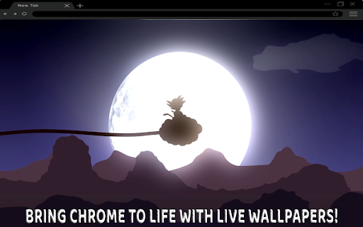 Goku Flying on the Cloud Live Wallpaper  from Chrome web store to be run with OffiDocs Chromium online