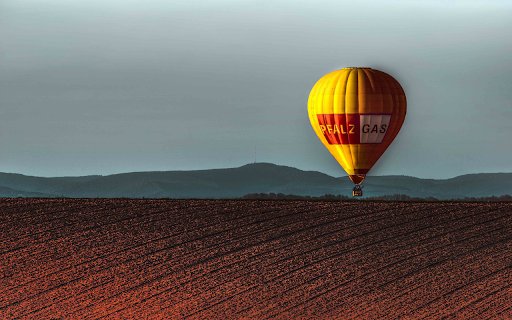 Golden hot air balloon  from Chrome web store to be run with OffiDocs Chromium online