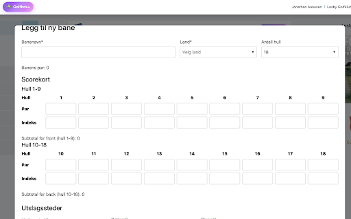 Golfbox pluss from Chrome web store to be run with OffiDocs Chromium online Golfbox pluss from Chrome web store to be run with OffiDocs Chromium online