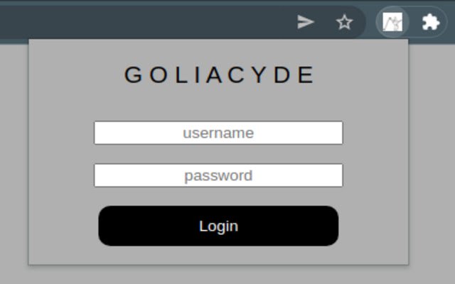 Goliacyde จาก Chrome เว็บสโตร์ที่จะทำงานร่วมกับ OffiDocs Chromium ออนไลน์