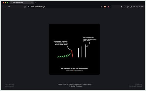 GoLimitless Daily  from Chrome web store to be run with OffiDocs Chromium online