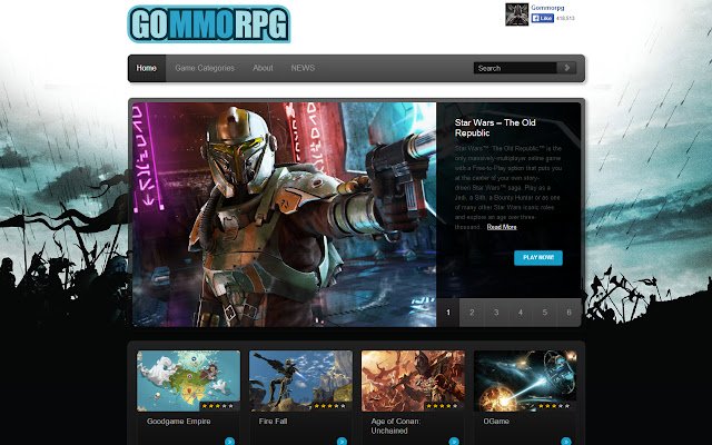 GOMMORPG จาก Chrome เว็บสโตร์ที่จะทำงานร่วมกับ OffiDocs Chromium ออนไลน์