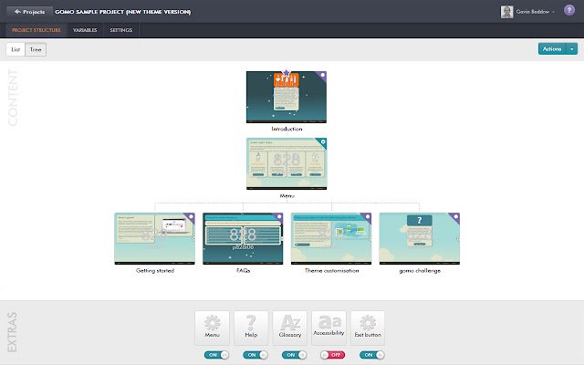 gomo authoring  from Chrome web store to be run with OffiDocs Chromium online