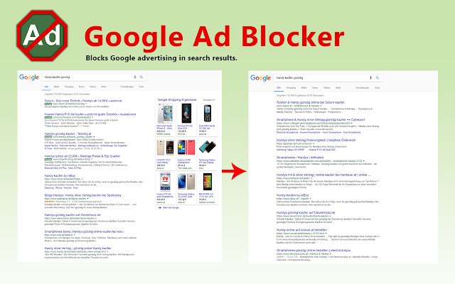 Google Ad Blocker із веб-магазину Chrome, який можна запускати з OffiDocs Chromium онлайн