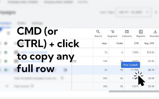 Google Ads Quick Copy  from Chrome web store to be run with OffiDocs Chromium online