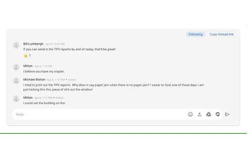 Google Chat transliteration  from Chrome web store to be run with OffiDocs Chromium online