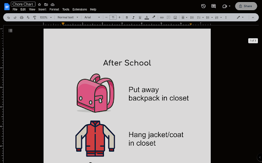 Google Docs Dark Mode  from Chrome web store to be run with OffiDocs Chromium online