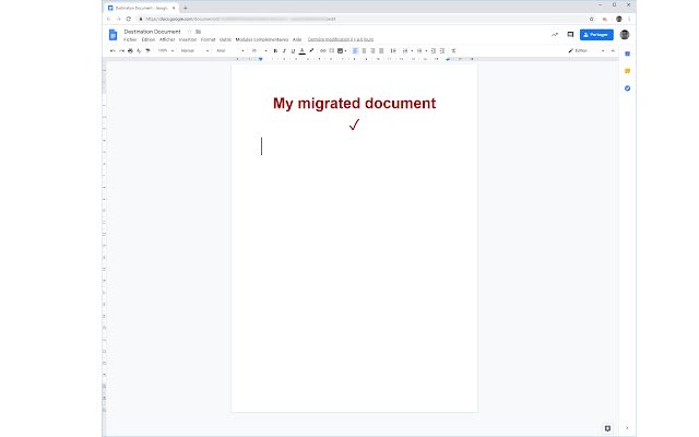 El redirector de migración de Google Drive desde la tienda web de Chrome se ejecutará con OffiDocs Chromium en línea