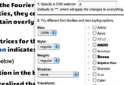 Google Font Previewer для Chrome из интернет-магазина Chrome будет работать с OffiDocs Chromium онлайн