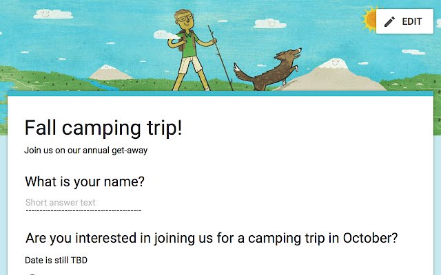 Google Forms  from Chrome web store to be run with OffiDocs Chromium online