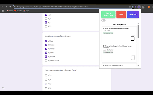 Google Forms Solver Gemini Powered with OCR  from Chrome web store to be run with OffiDocs Chromium online