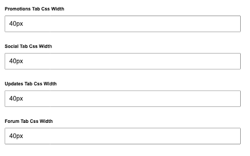 Google Gmail Tab Resizer Resize/Hide Promo, Forum, Social, Updates Tabs  from Chrome web store to be run with OffiDocs Chromium online