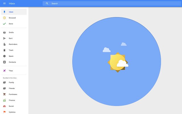 Google Inbox Nav White mula sa Chrome web store na tatakbo sa OffiDocs Chromium online