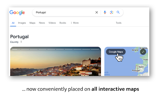 Google Maps QuickClick Search to Maps  from Chrome web store to be run with OffiDocs Chromium online
