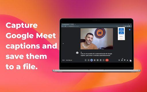 Google Meet Captions Capture  from Chrome web store to be run with OffiDocs Chromium online
