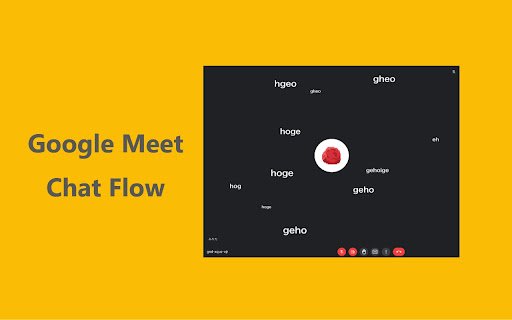 Google Meet Chat Flow  from Chrome web store to be run with OffiDocs Chromium online