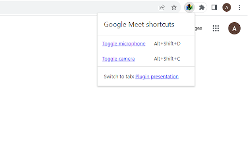 Google Meet Microphone Toggle  from Chrome web store to be run with OffiDocs Chromium online