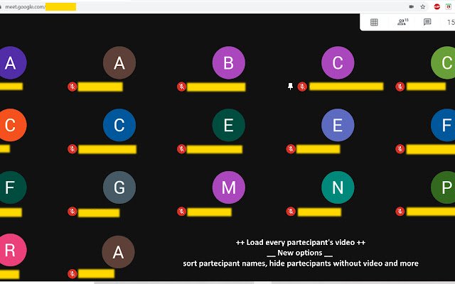 Chrome web mağazasından Google Meet Tweak (Emojiler, Metin, Cam Efektleri), OffiDocs Chromium çevrimiçi ile çalıştırılacak