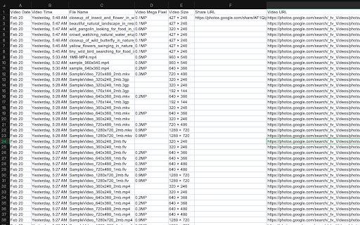 Google Photos Video Exporter  from Chrome web store to be run with OffiDocs Chromium online