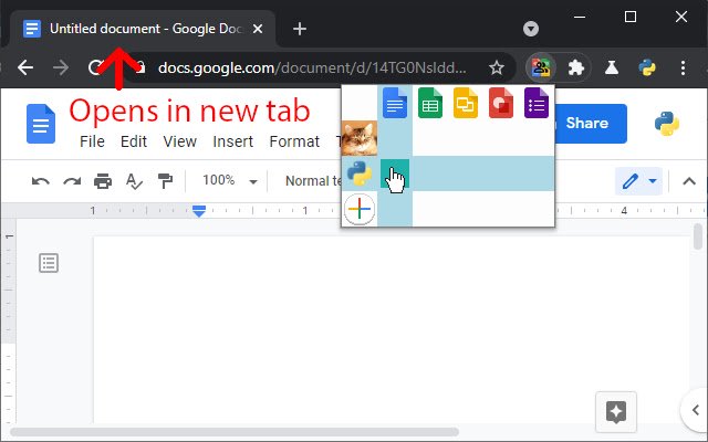 Google Quick Create Matrix  from Chrome web store to be run with OffiDocs Chromium online