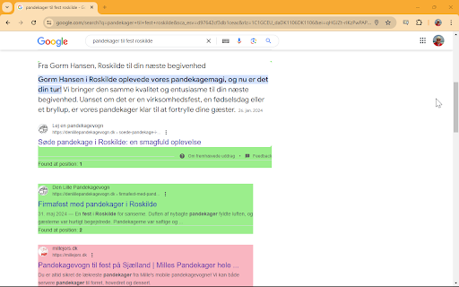 Google Search Highlighter  from Chrome web store to be run with OffiDocs Chromium online