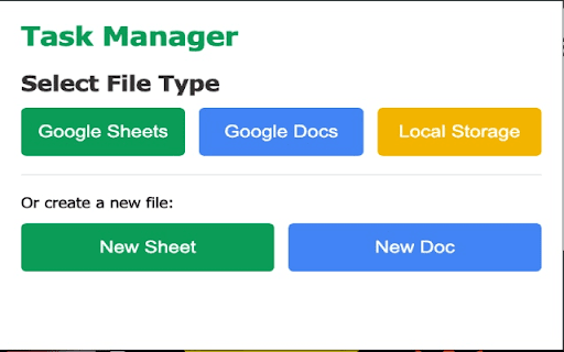 Google Sheets Task Manager  from Chrome web store to be run with OffiDocs Chromium online