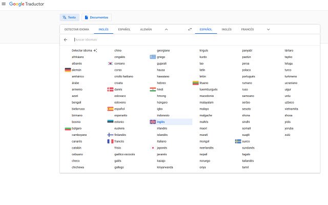 Google Translate Flags de la boutique en ligne Chrome sera exécuté avec OffiDocs Chromium en ligne