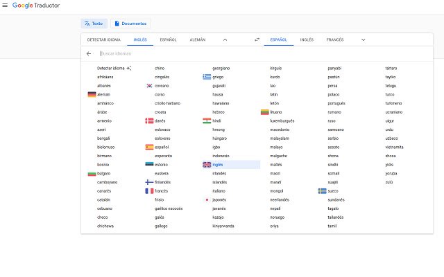 Google Translate Flags  from Chrome web store to be run with OffiDocs Chromium online