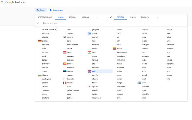 Google Translate Flag mula sa Chrome web store na tatakbo sa OffiDocs Chromium online