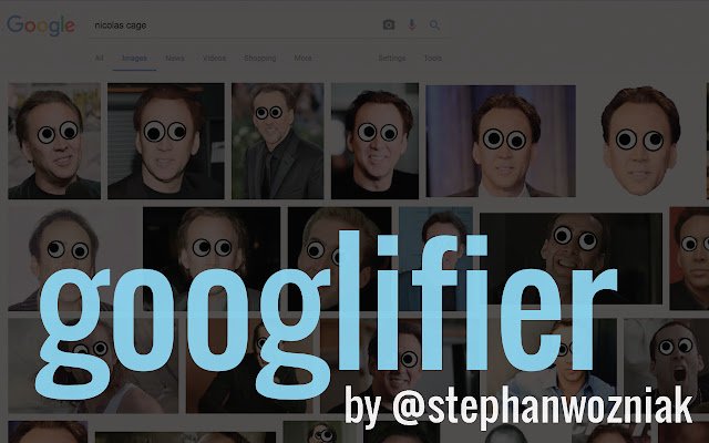 Chrome ウェブストアの Googlifier を OffiDocs Chromium online で実行