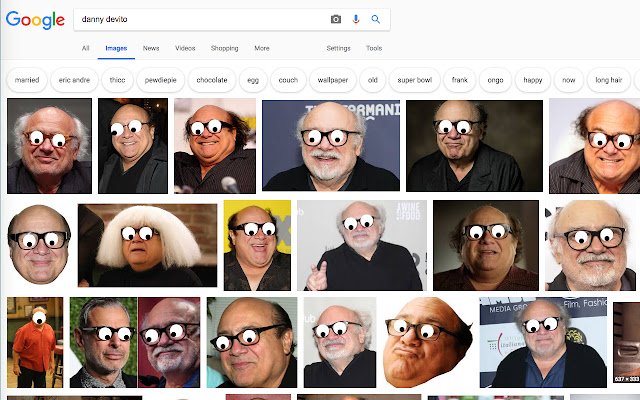 Googly Eyes on Everything  from Chrome web store to be run with OffiDocs Chromium online