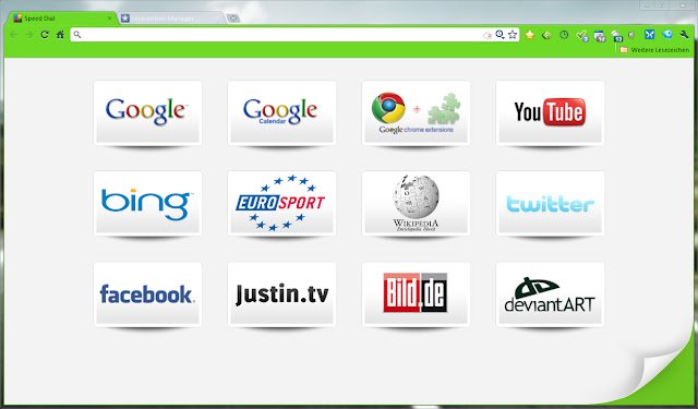 Motyw GooGreen Aero ze sklepu internetowego Chrome do uruchomienia z OffiDocs Chromium online