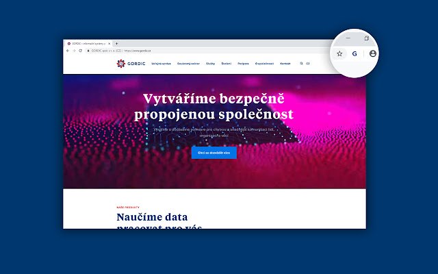 L'extension de navigateur Gordic de la boutique en ligne Chrome doit être exécutée avec OffiDocs Chromium en ligne