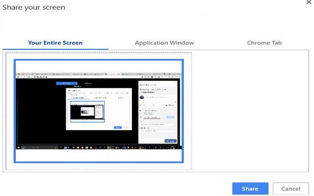 GoSession Desktop Sharing  from Chrome web store to be run with OffiDocs Chromium online