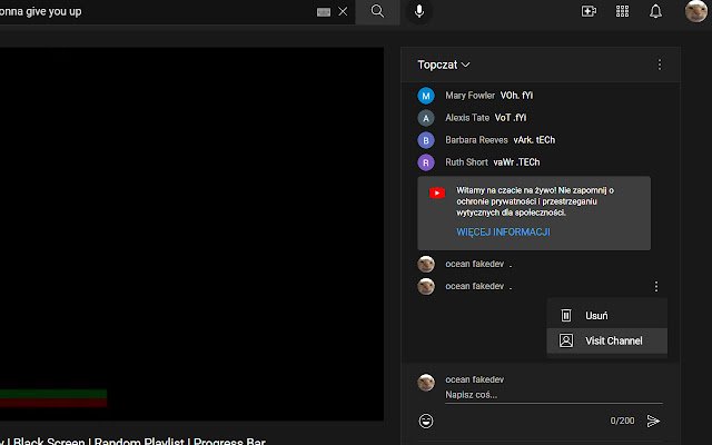 GoToChannel  from Chrome web store to be run with OffiDocs Chromium online