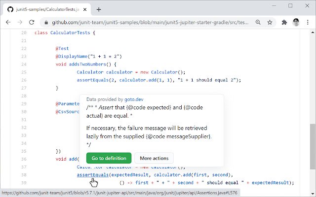 goto.dev Pull request superpowers  from Chrome web store to be run with OffiDocs Chromium online