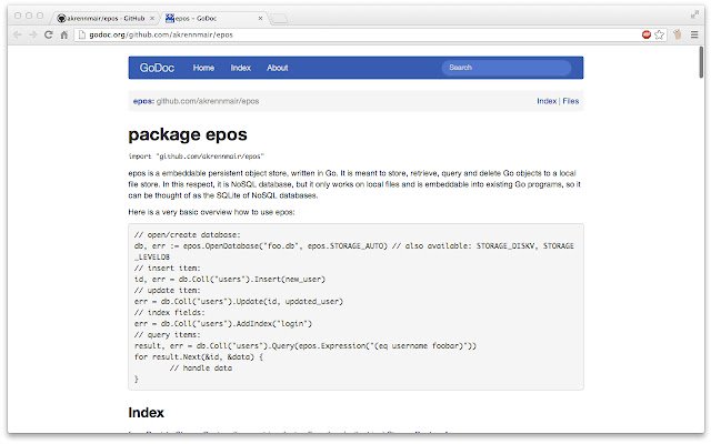 Chrome ウェブストアから GoDoc に移動して、OffiDocs Chromium オンラインで実行します