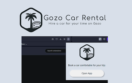 Gozo Car Rental from Chrome web store to be run with OffiDocs Chromium online Gozo Car Rental from Chrome web store to be run with OffiDocs Chromium online