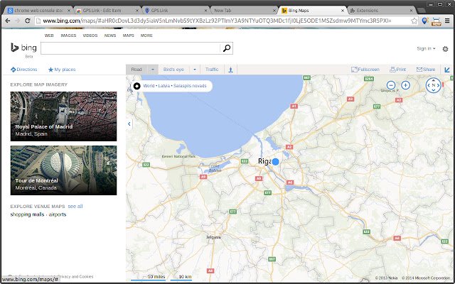 GPS Link  from Chrome web store to be run with OffiDocs Chromium online